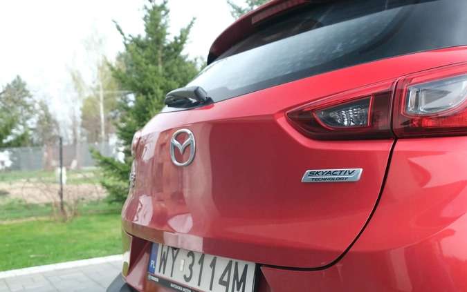 Mazda CX-3 cena 64000 przebieg: 162000, rok produkcji 2016 z Warszawa małe 407